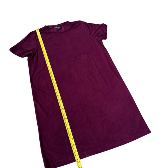 Brandy Melville Velvet T-Shirt Dress One Size - Picture 2 of 4